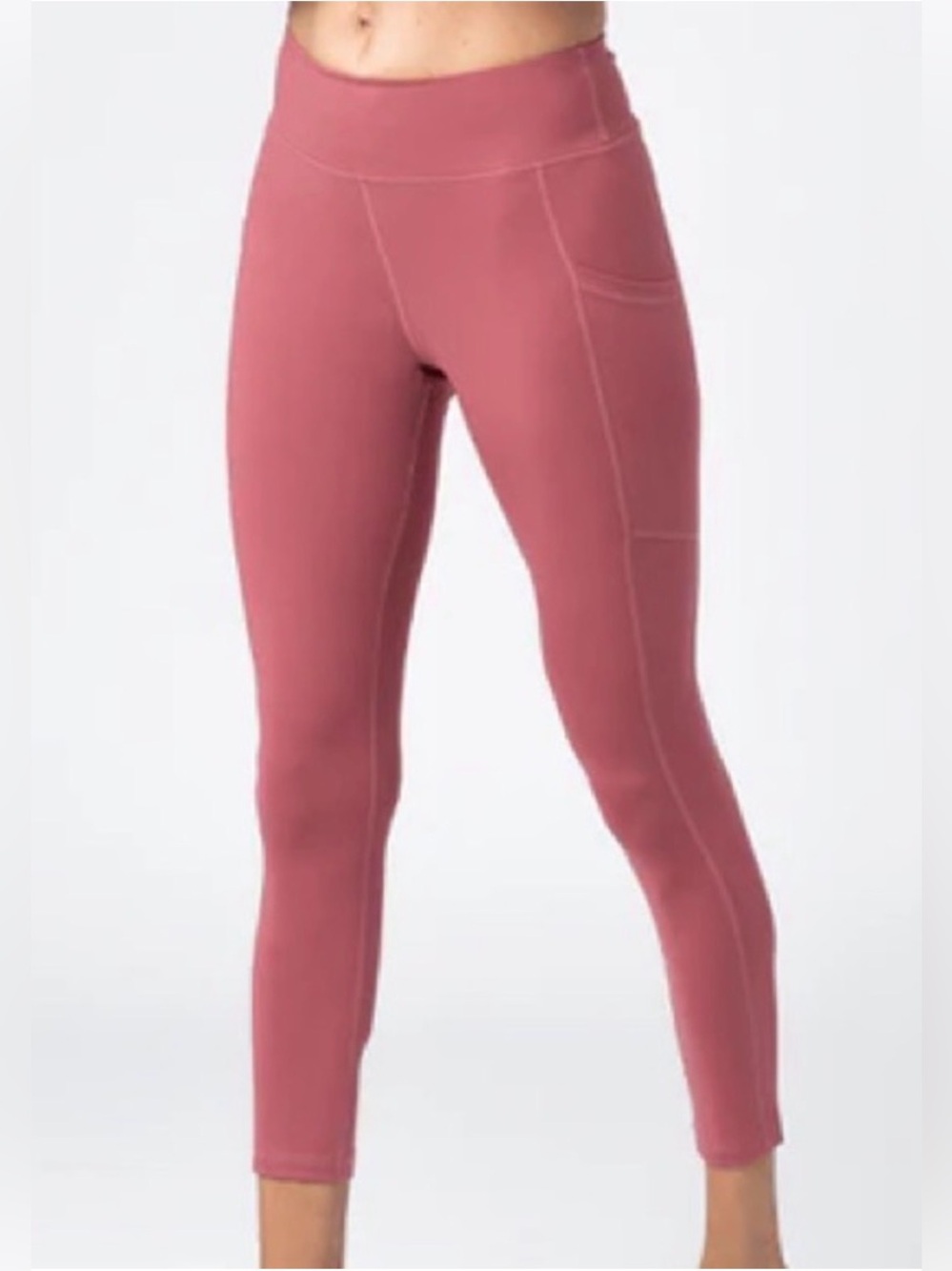 NWT Sol & Mane Willow 7/8 Leggings Rouge Pockets Activewear Athleisure Small
